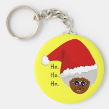 Yes, Virginia, There is a Black Santa Claus Keychains