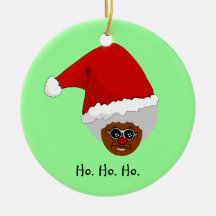 Yes, Virginia, There is a Black Santa Claus Christmas Tree Ornaments