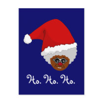 Yes, Virginia, There is a Black Santa Claus Post Card