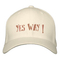 Yes way positive outlook motivational cap embroidered hats