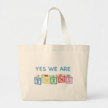 Yes we are twins blocks bag