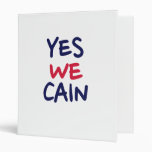 Yes we Cain 3 Ring Binder