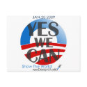 Yes We Can 2 postcards