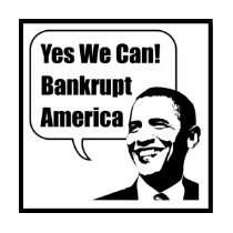 Yes We Can! Bankrupt America t-shirts