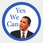 Yes We Can Barack Obama 2008 Stickers