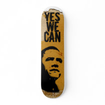 YES WE CAN - BARACK OBAMA Stencil Cardboard sk8 skateboards by thezeegn YES WE CAN - BARACK OBAMA Stencil Cardboard sk8 skateboards