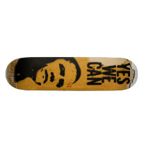 YES WE CAN - BARACK OBAMA Stencil Cardboard sk8 skateboards