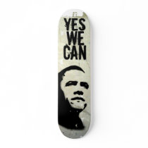 YES WE CAN - BARACK OBAMA Stencil rock sk8 skateboards by thezeegn YES WE CAN - BARACK OBAMA Stencil rock sk8 skateboards