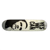 YES WE CAN - BARACK OBAMA Stencil rock sk8 skateboards