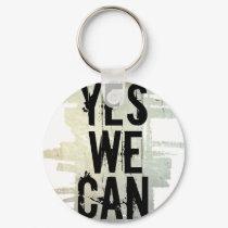 YES WE CAN bckgrnd concrt keych keychains