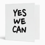 Yes we can binder