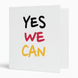 Yes we can binder