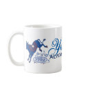 Yes We Can Blue Donkey Kick Mug 