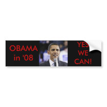 YES WE CAN! bumper stickers