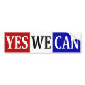 Yes We Can Bumper Sticker bumper stickers by irregulargoods Yes We Can Bumper Sticker bumper stickers