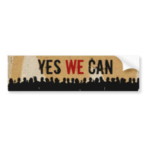 YES WE CAN CB-CR Bump.stick bumper stickers