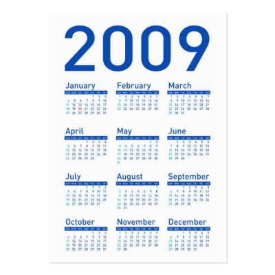 Yes We Can Celebrate - Obama Pocket Calendar Business Card Templates by inauguration_2009