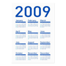 Yes We Can Celebrate - Obama Pocket Calendar Business Card Templates
