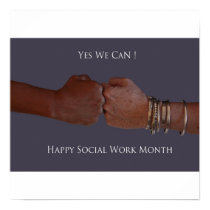 Yes We Can, Happy Social Work Month posters by SocialWorkArt Yes We Can, Happy Social Work Month posters