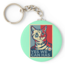 Yes We Can Has Key Chain