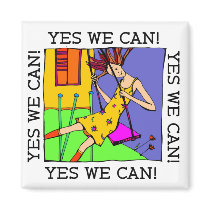 YES WE CAN magnets