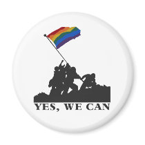 Yes, We Can Refrigerator Magnet