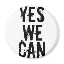 YES WE CAN magnet by thezeegn YES WE CAN magnet