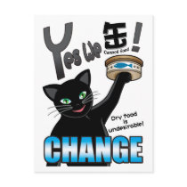 Yes we can(ned food)! postcards
