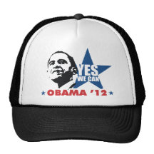 yes we can obama 12 trucker hat