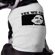 Yes we can Obama 2008 pet clothing