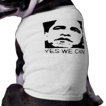 Yes we can Obama 2008 pet clothing by obamashirts Yes we can Obama 2008 pet clothing