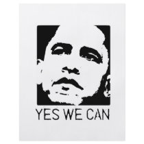 Yes we can Obama 2008 flyers