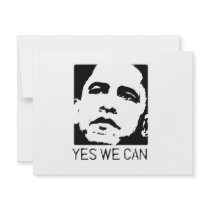 Yes we can Obama 2008 invitations by obamashirts Yes we can Obama 2008 invitations