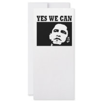 Yes we can Obama 2008 rack cards by obamashirts Yes we can Obama 2008 rack cards