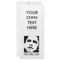 Yes we can Obama 2008 rack cards by obamashirts Yes we can Obama 2008 rack cards