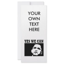 Yes we can Obama 2008 rack cards