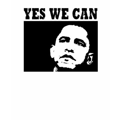 Yes we can Obama 2008 T-shirt by obamashirts