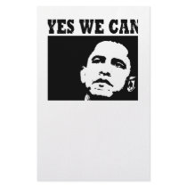 Yes we can Obama 2008 stationery