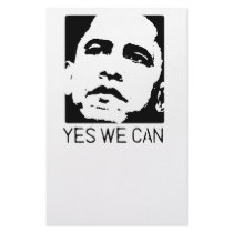 Yes we can Obama 2008 stationery