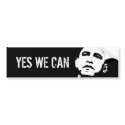 Yes we can / Obama 2008, YES WE CAN bumper stickers