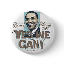 Yes We Can! Obama Button by ObamaHomeboy Yes We Can! Obama Button