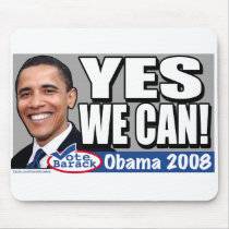 Yes We Can! Obama Mousepad by ObamaHomeboy Yes We Can! Obama Mousepad