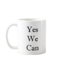 Yes We Can Obama Mug by MicroenterpriseNow Yes We Can Obama Mug