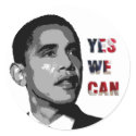 Yes We Can - Obama Political Sticker by evarmy98x Yes We Can - Obama Political Sticker