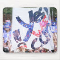 Yes We Can - Obama Rally Collage Mousepad
