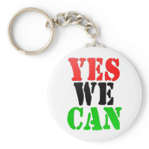 Yes We Can (Pan-African Flag) keychains