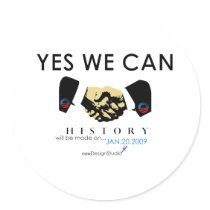 Yes we can stickers