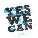 Yes We Can Stickers - Barack Obama