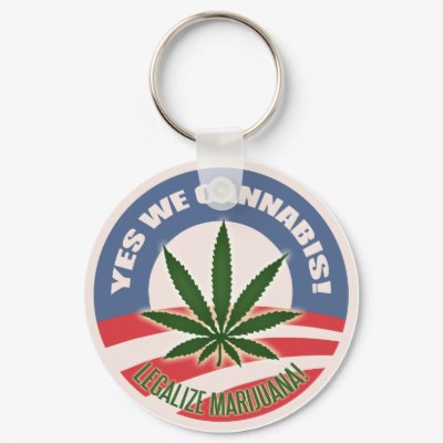 Yes We Cannabis! Keychain by kbilltv