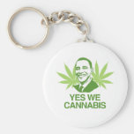 YES WE CANNABIS.png Keychains